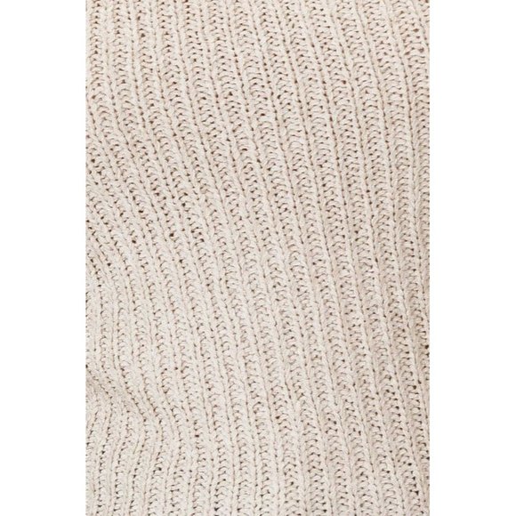 LE LIS ONE SHOULDER TAPE YARN KNIT TOP - Picture 8 of 9